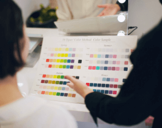 パーソナルカラーの写真